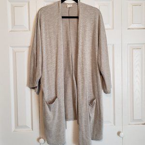 DONNI  Slouchy Ribbed Cardigan, One Size-Plus